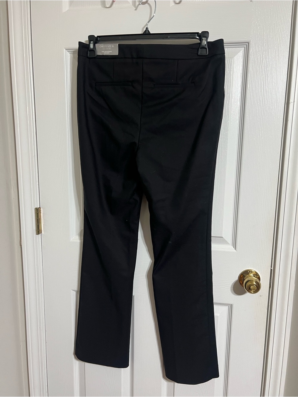 Chico's Black Flex Waistband Trousers